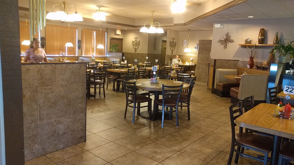 Front view of a laid-back neighborhood diner.